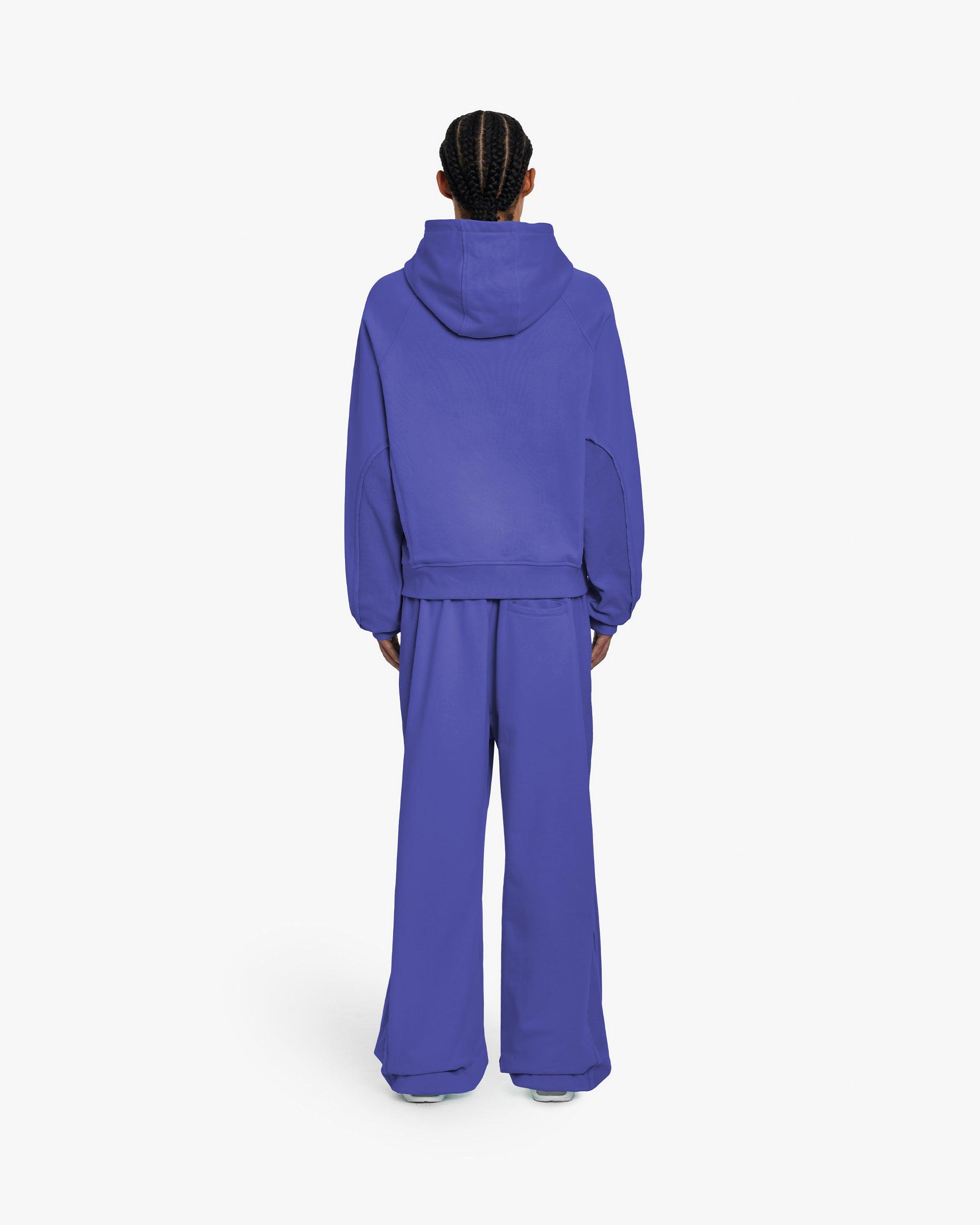 INSIDE OUT HOODIE OCEAN BLUE