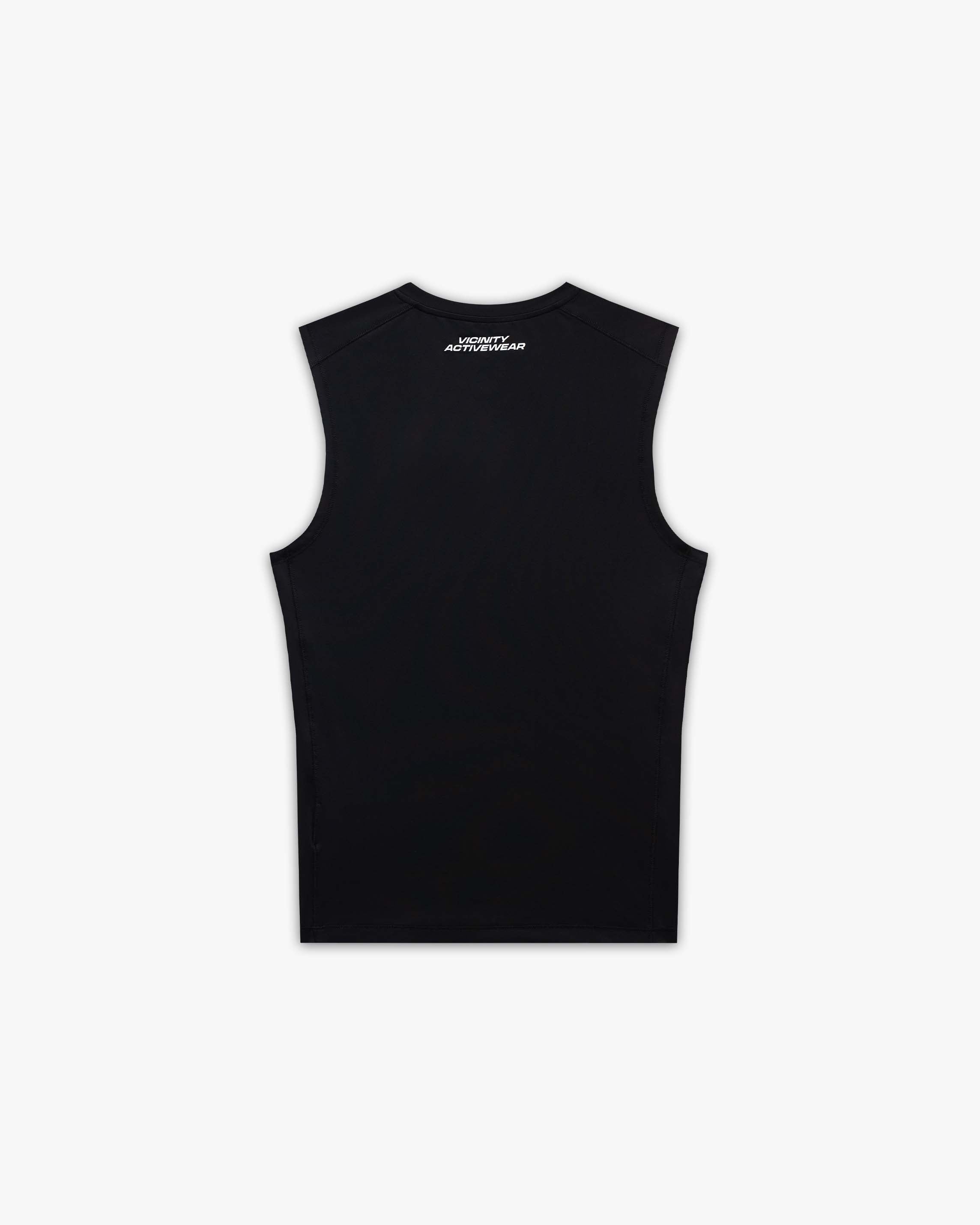 ACTIVEWEAR COMPRESSION TANKTOP BLACK
