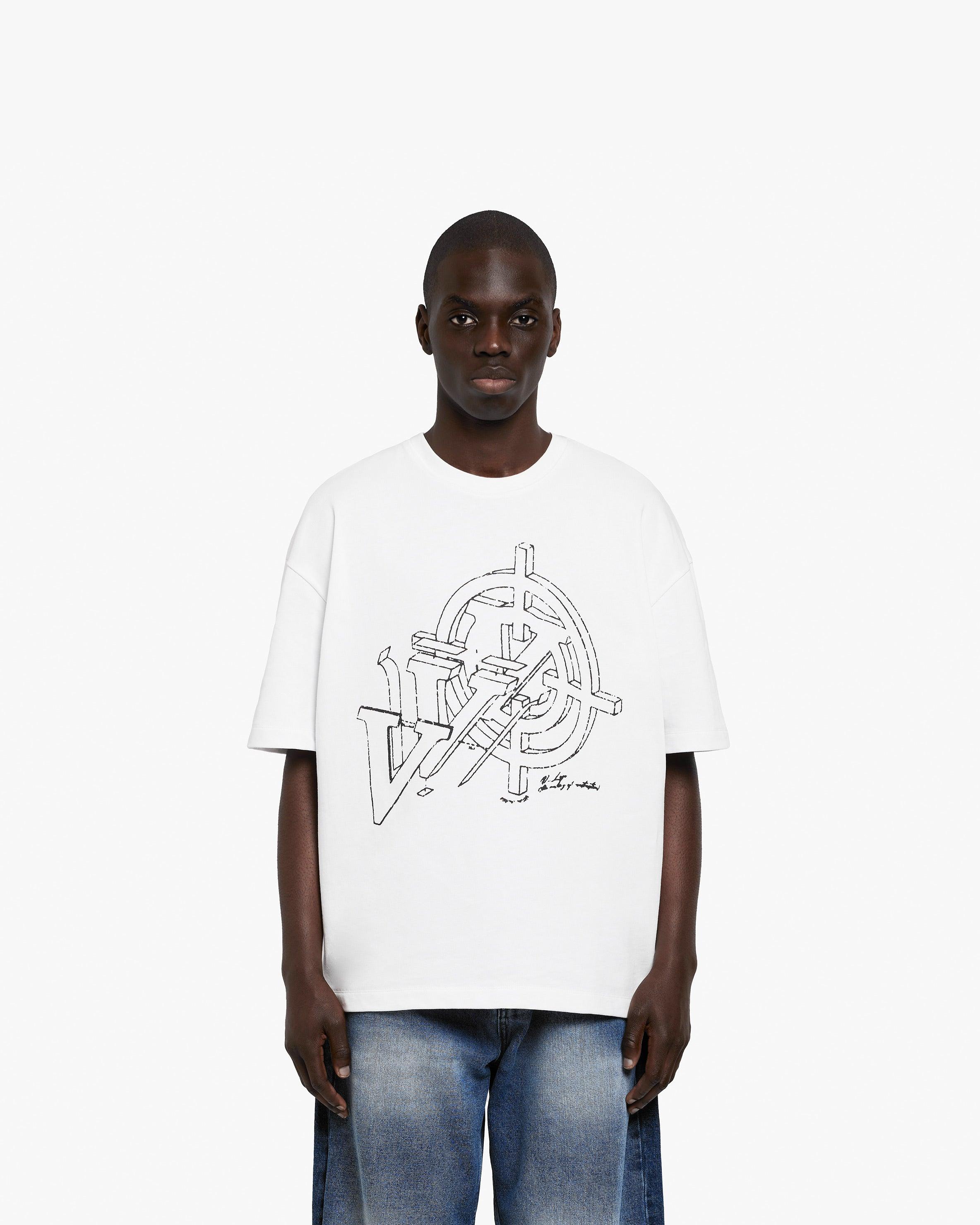 CONSTRUCTION LOGO TEE WHITE