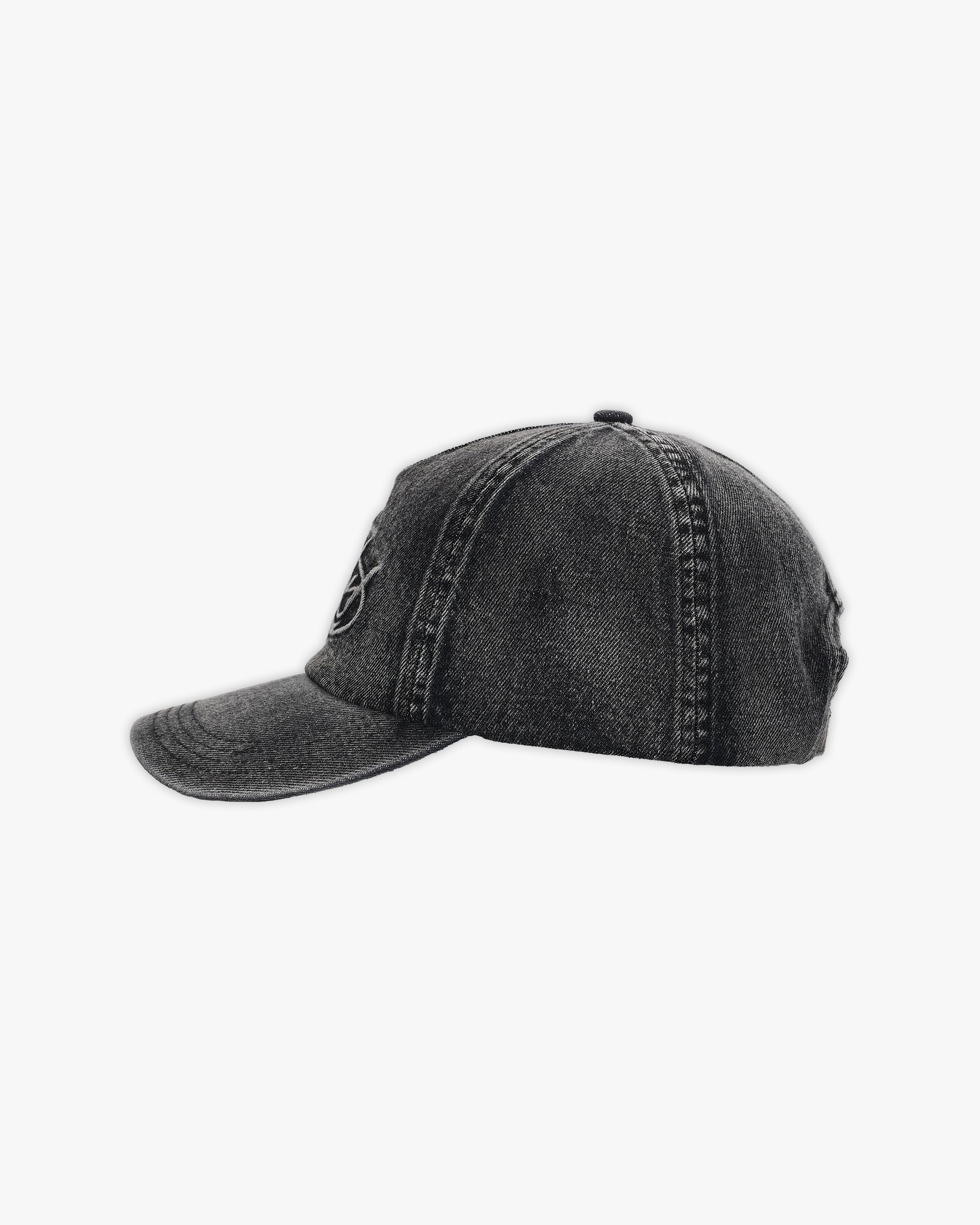 SCRIPT DENIM CAP BLACK