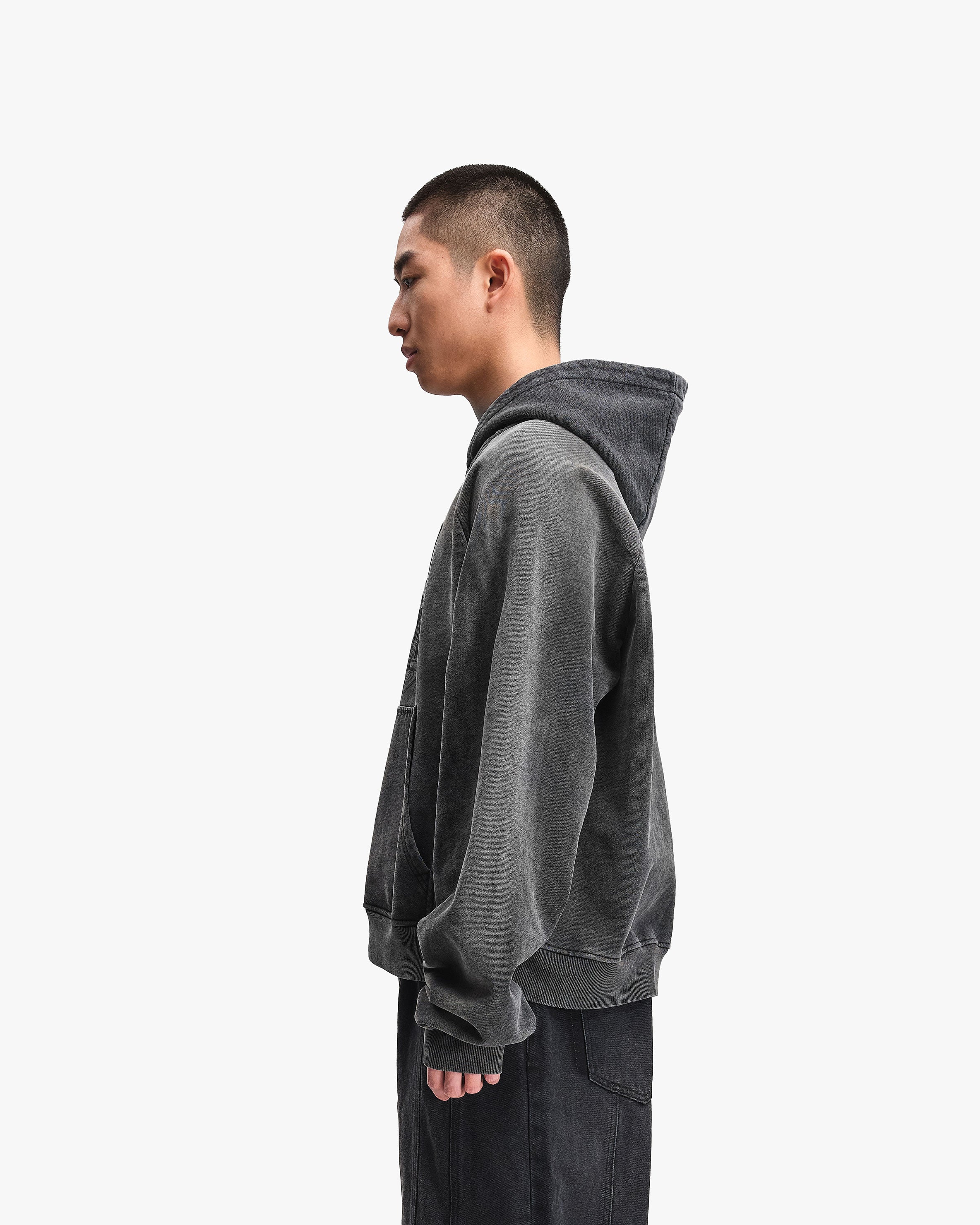 GALLERY HOODIE WASHED GREY