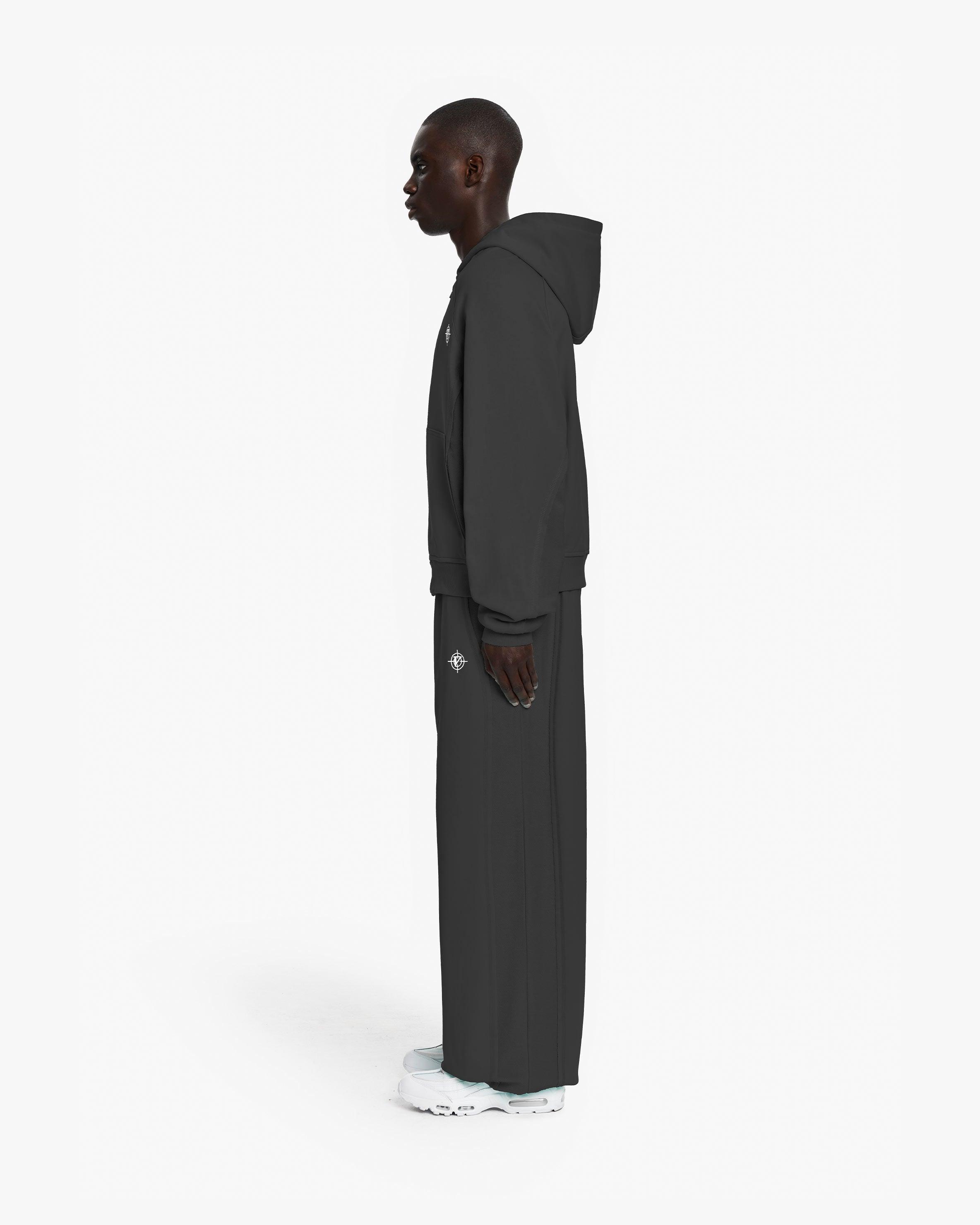 INSIDE OUT ZIP HOODIE ASH GREY