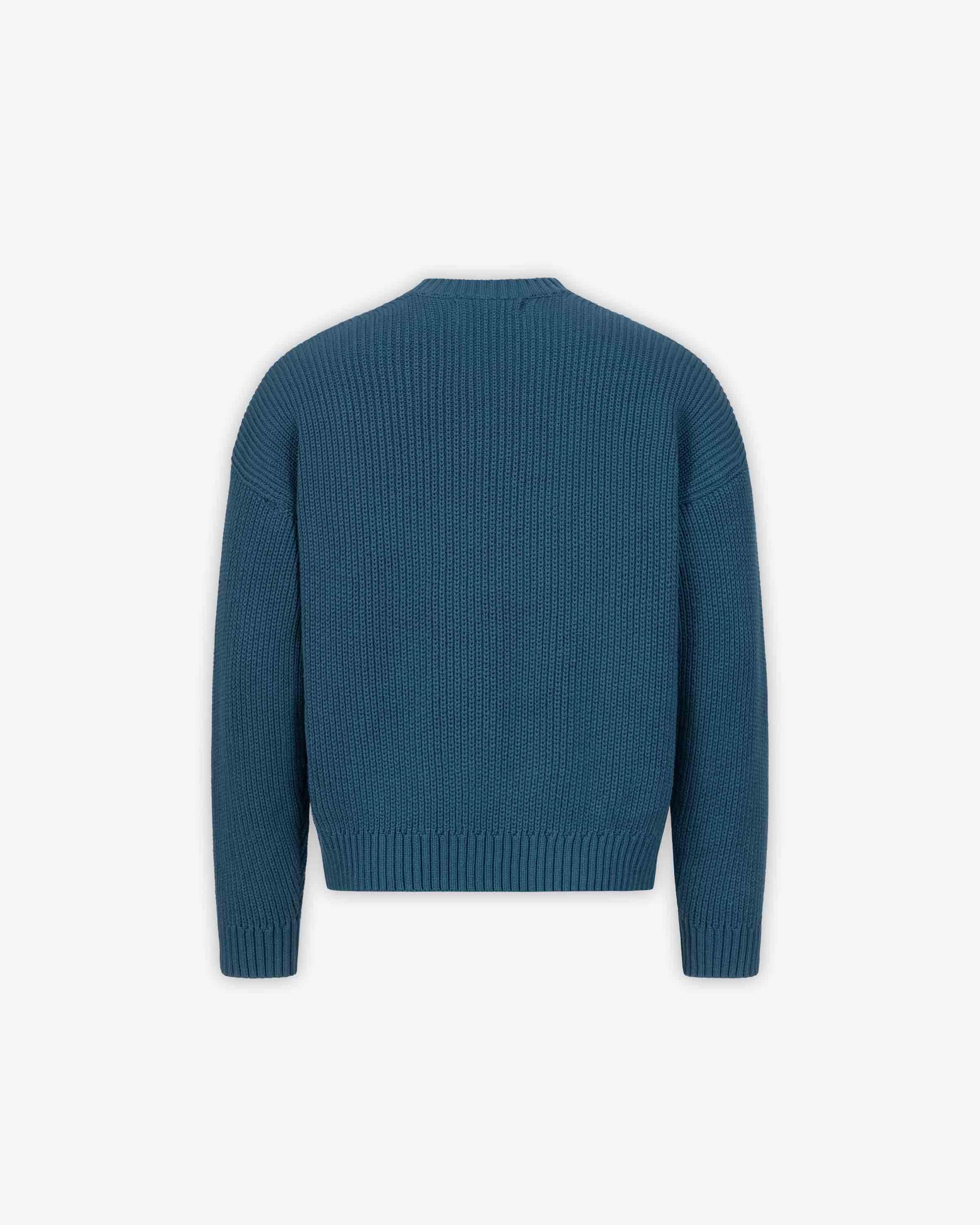 V-LOGO KNITWEAR MIDNIGHT BLUE
