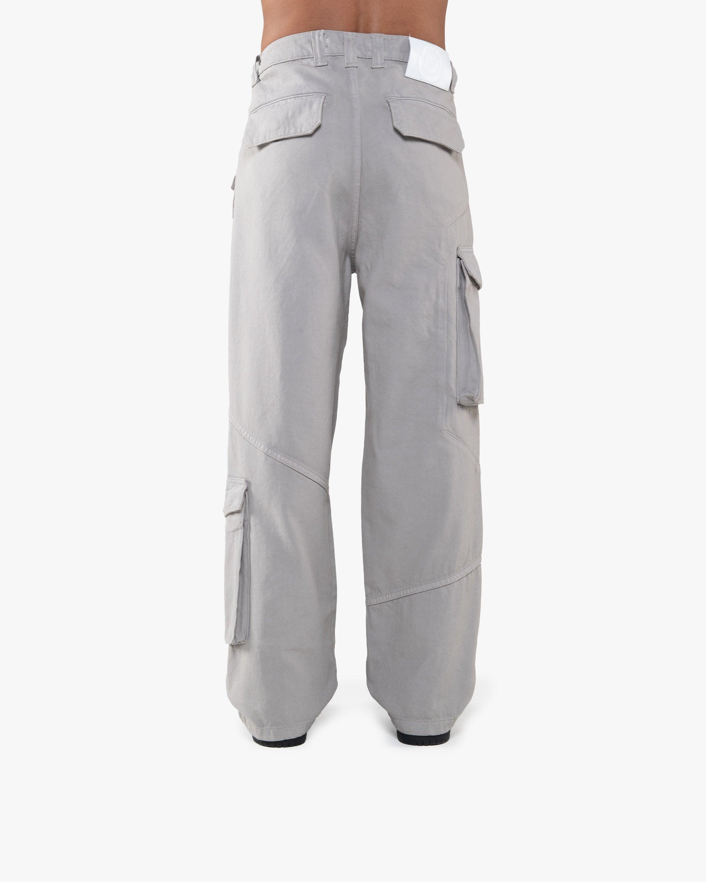ASYMETRICAL CARGOPANTS DARK GREY