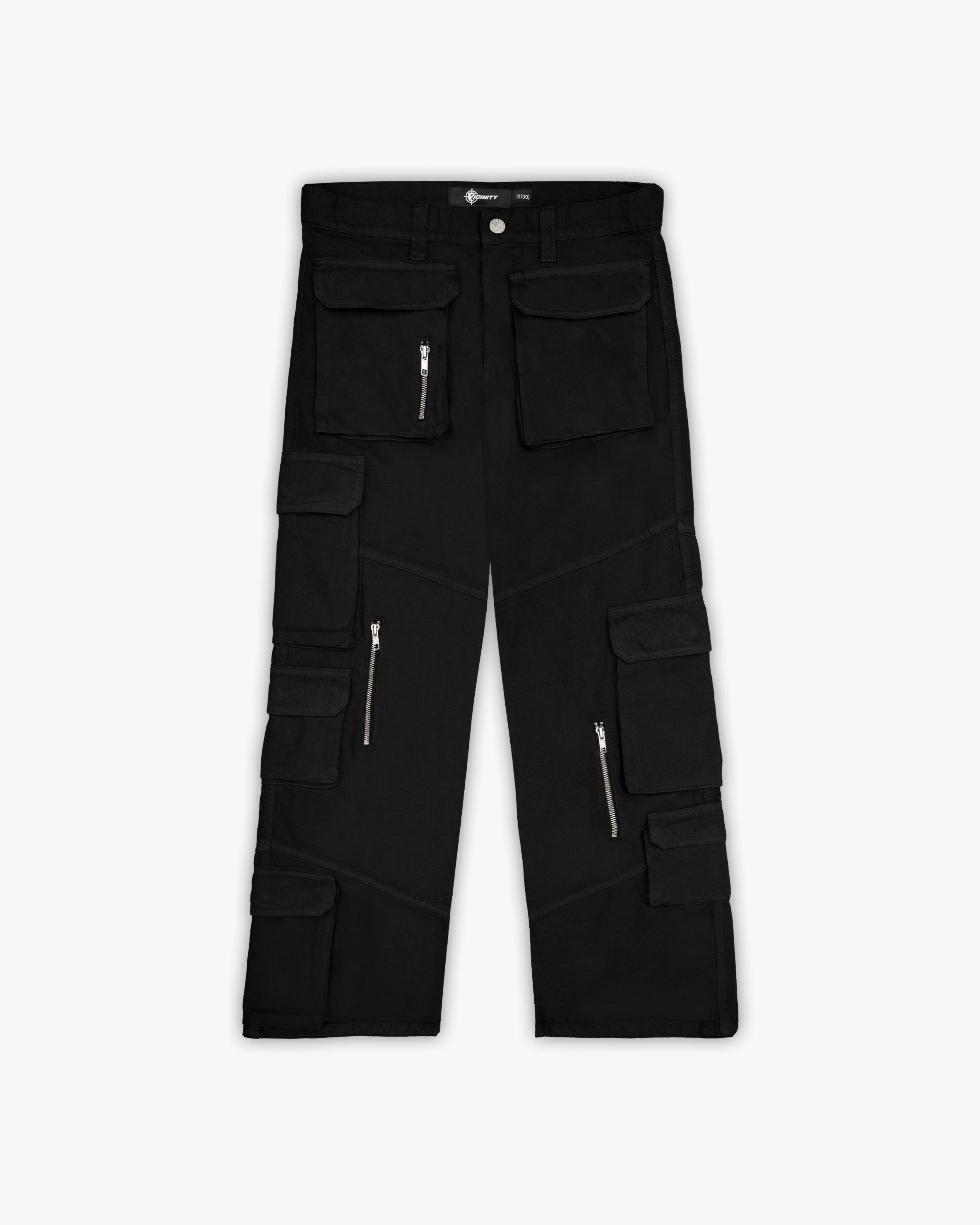 MULTIPOCKET CARGOPANTS BLACK