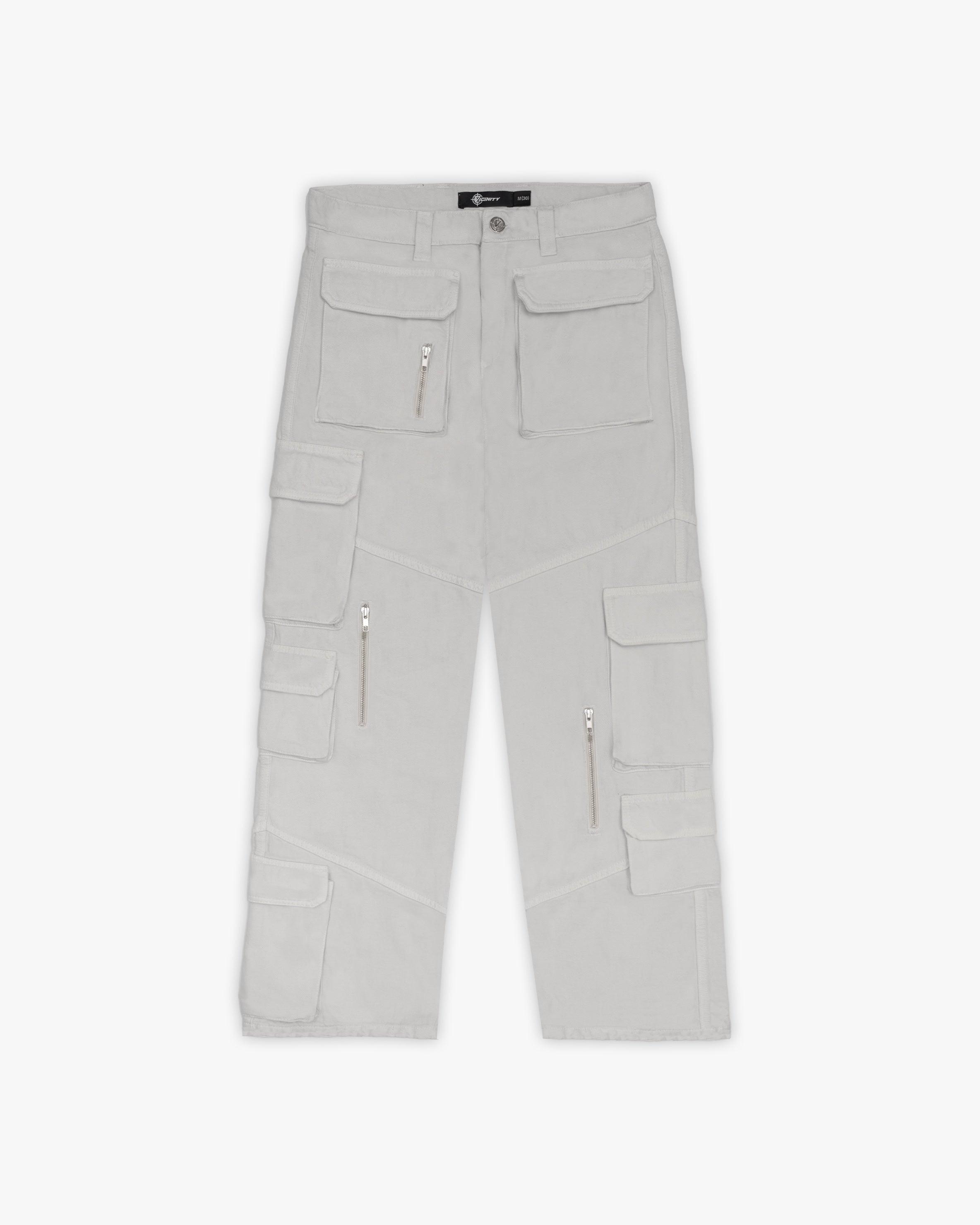 MULTIPOCKET CARGOPANTS LIGHT GREY
