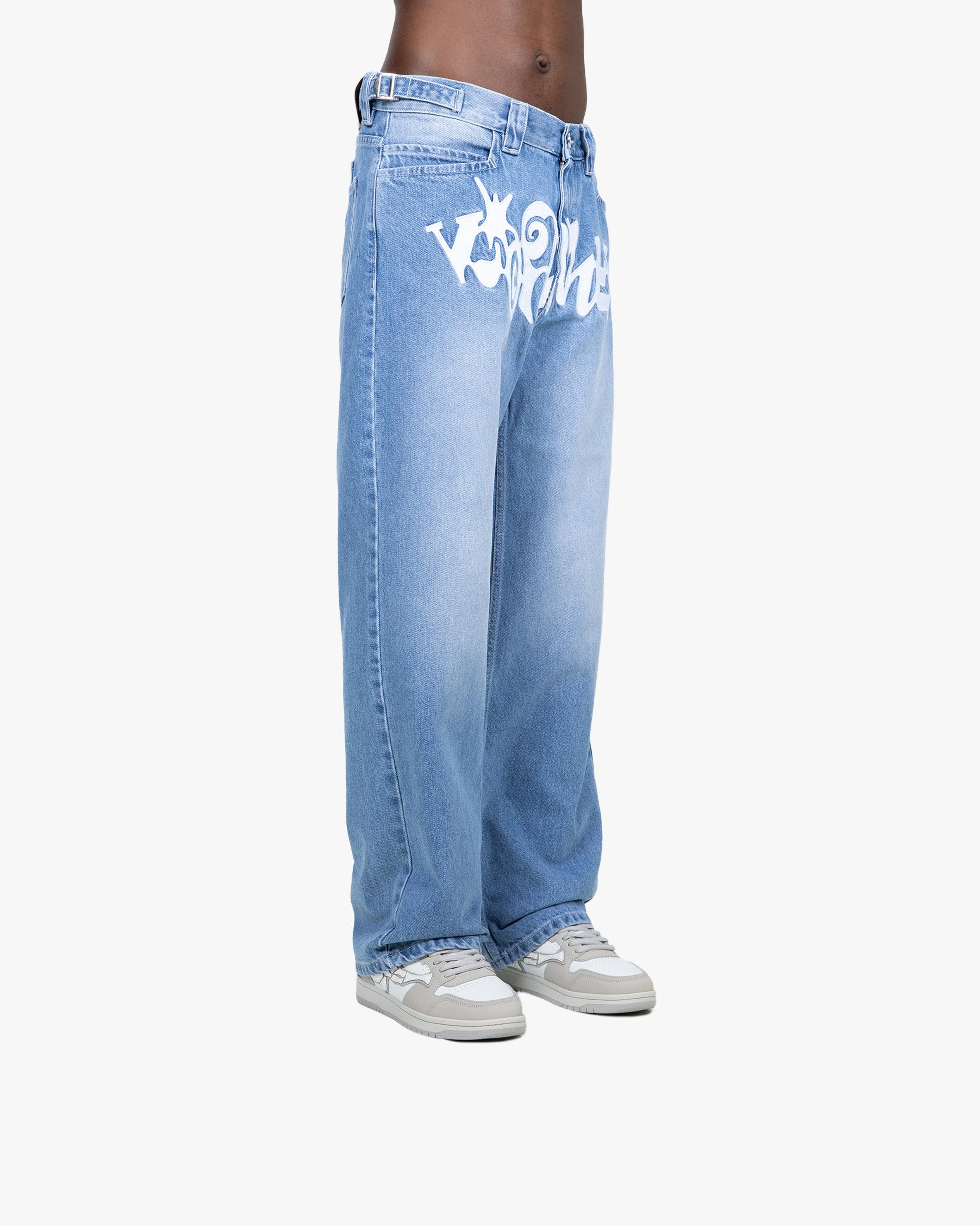 HAVOC DENIM LIGHT BLUE / WHITE