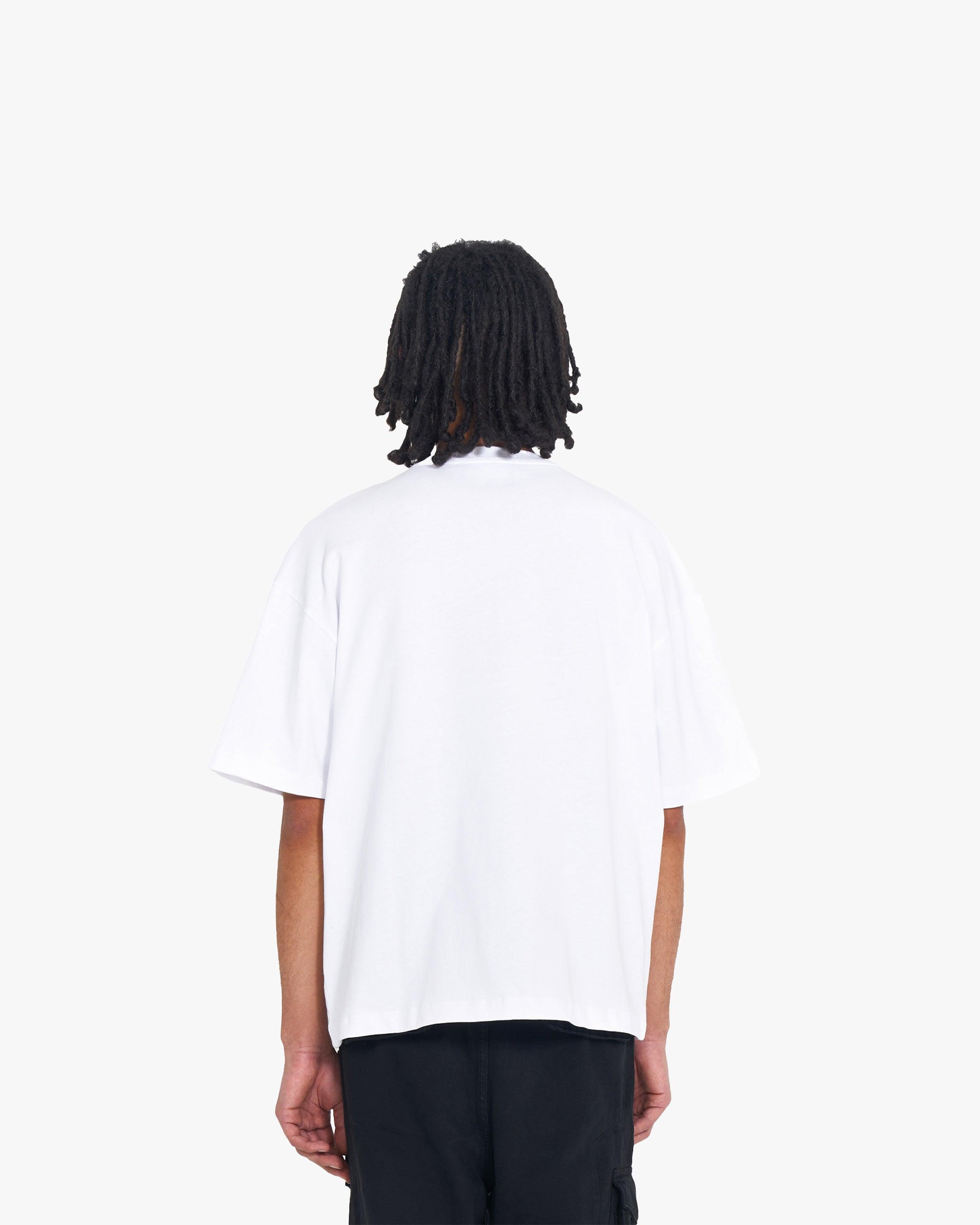 UNIVERSITY TEE WHITE