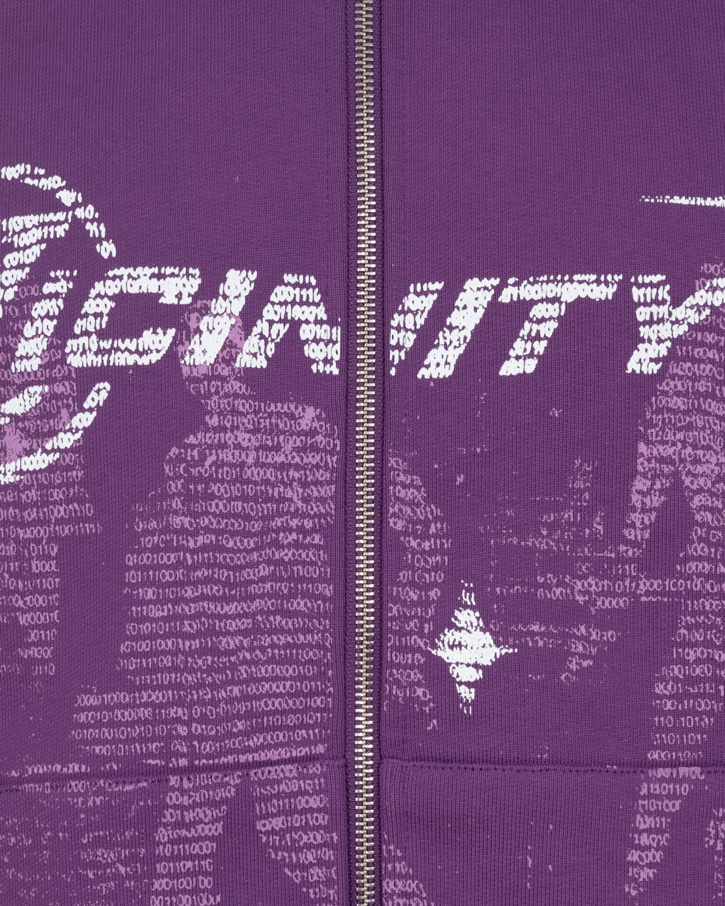 BINARY 2.0 ZIP HOODIE PURPLE