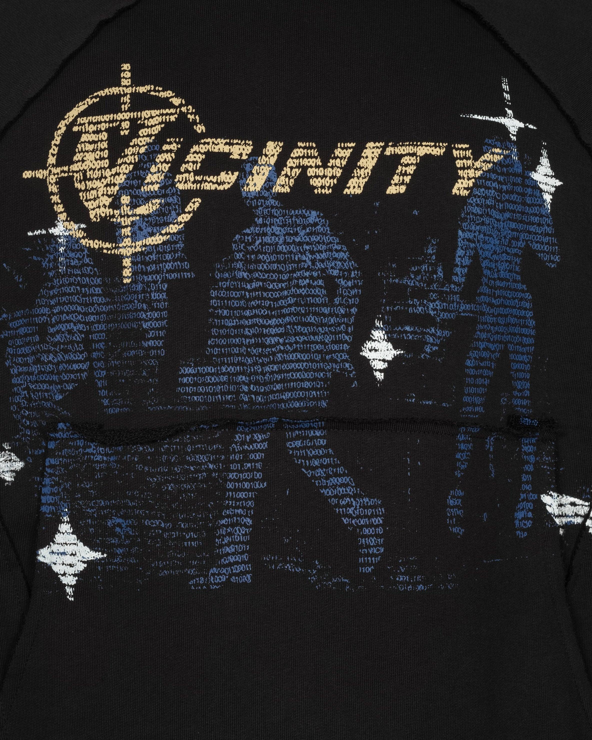 BINARY INSIDEOUT HOODIE BLACK